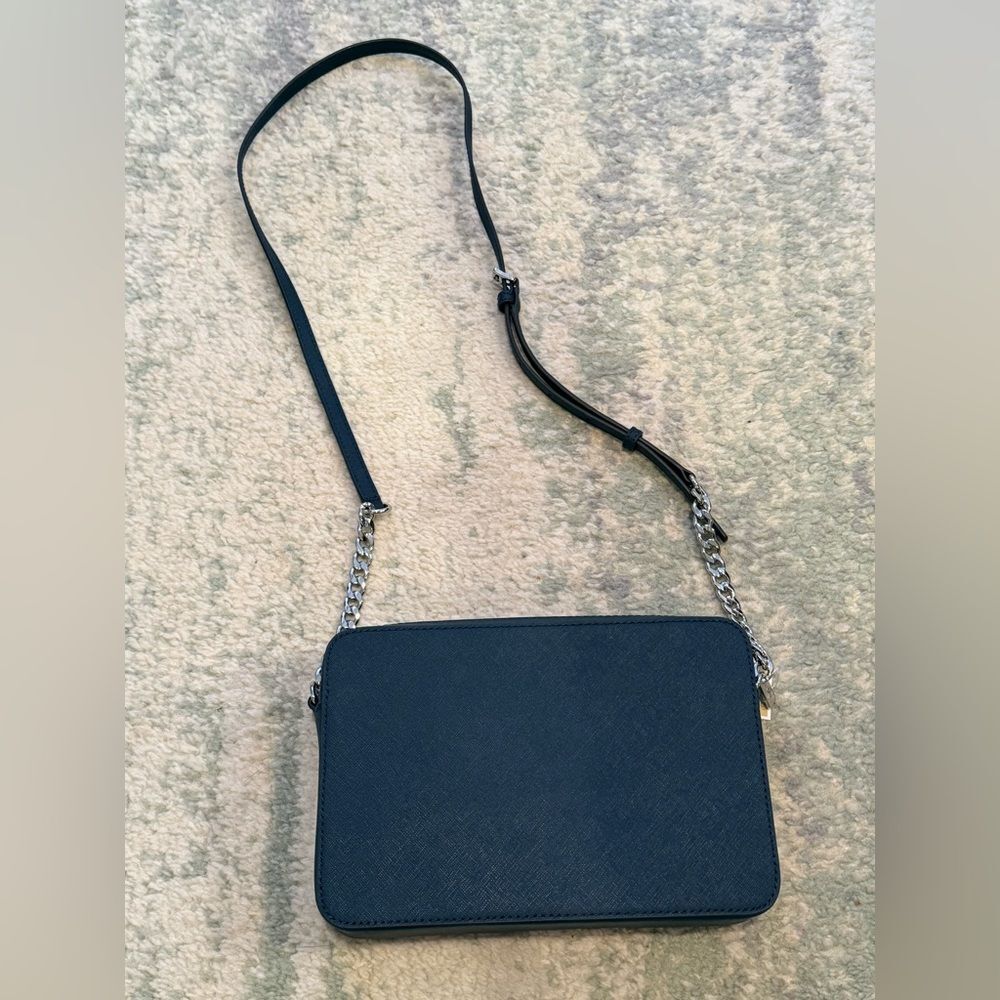 Michael Kors Navy Crossbody Bag - Picture 7 of 9